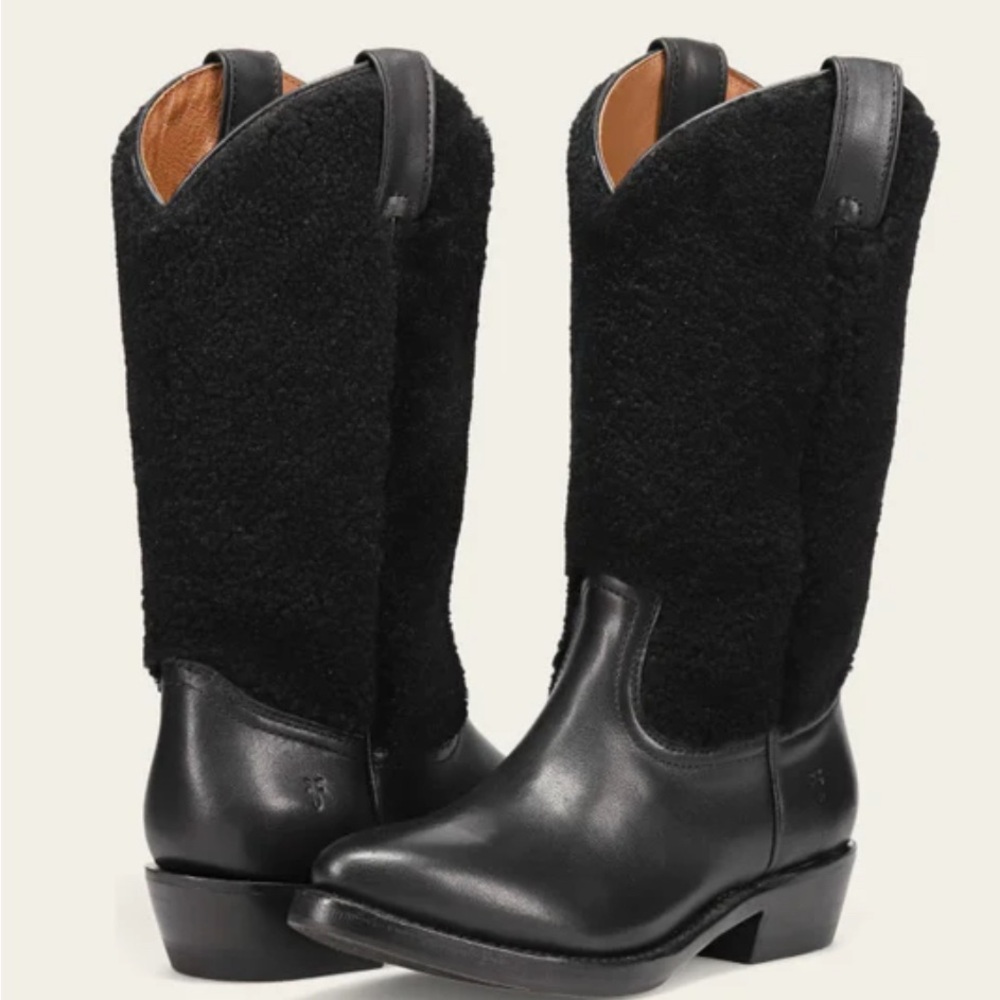 Frye Women's Black Cowboy Boots